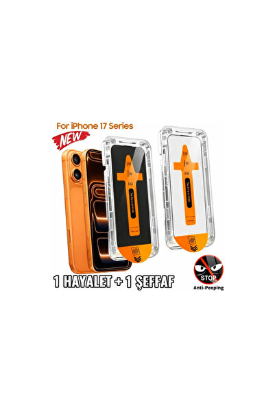 Nexiva 1 قطعة من واقي الشاشة الشفاف 5d من نوع Ghost متوافق مع هاتف Iphone 17 Pro