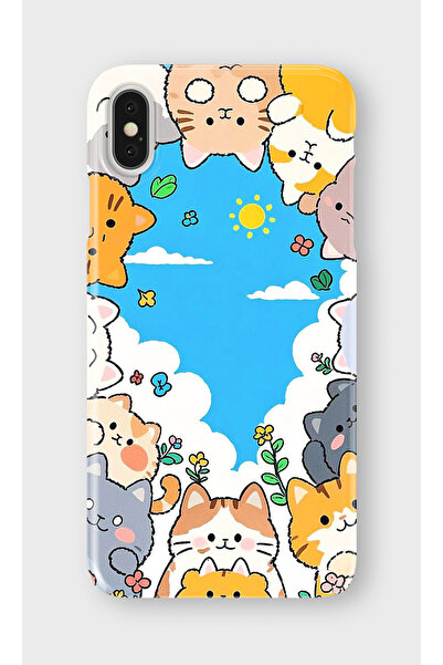 lelia حافظة هاتف شفافة مطبوعة متوافقة مع iPhone XS Max |   مجموعة: كاواي ميلك...