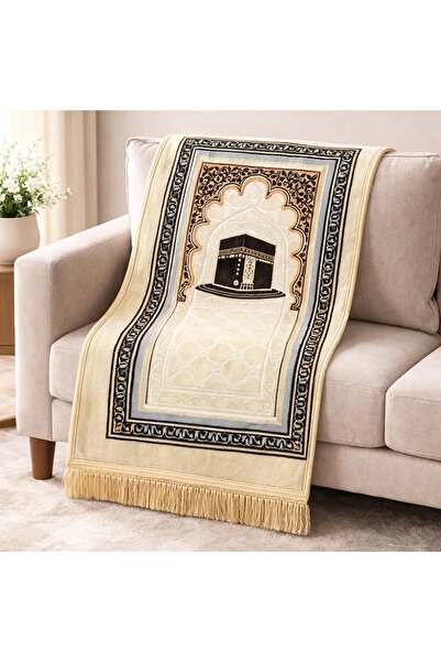 Goat-x سجادة صلاة بنقشة إسلامية فاخرة