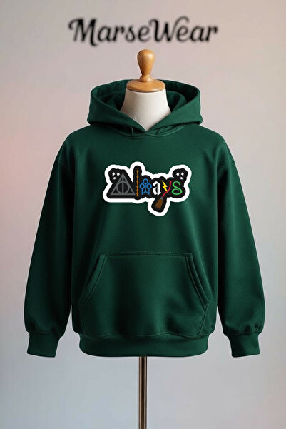 Vordevia Harry Potter Printed Cotton 3 Thread O Oversized K Hooded Sweatshirt