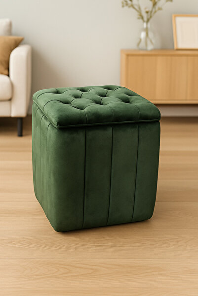 Tasarım Çok amaçli puf tabure kapitone dilimli