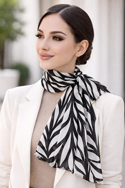 Hayalet Leaf Patterned Cotton Woven Cheesecloth Shawl – Thin, Lightweight, an...