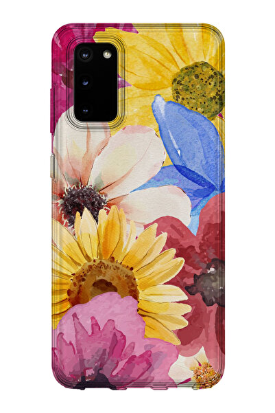 lelia حافظة هاتف شفافة مطبوعة متوافقة مع هاتف سامسونج جالاكسي S20 |   مجموعة ...