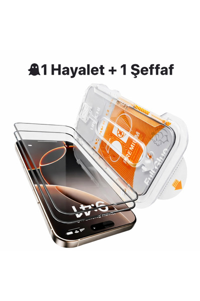 Nexiva قطعة واحدة من واقي الشاشة الشفاف 5D متوافق مع هاتف Iphone 16 Pro Max م...