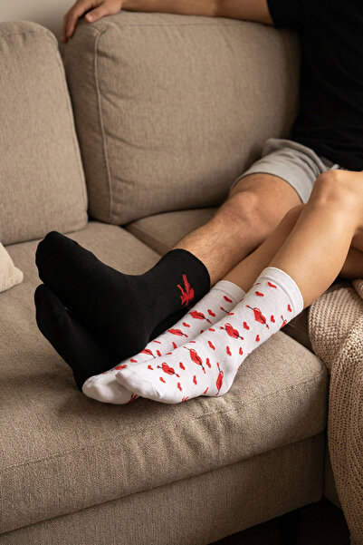 TOP TO HEEL Valentine's Day Special Love-Themed Boxed Sock Set – Women's & Me...