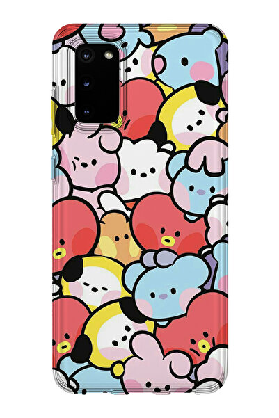 lelia حافظة هاتف شفافة مطبوعة متوافقة مع هاتف سامسونج جالاكسي S20 |   مجموعة:...