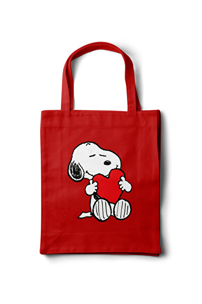 INKD Gabardine Cloth Bag – Snoopy Printed Design - 35X40