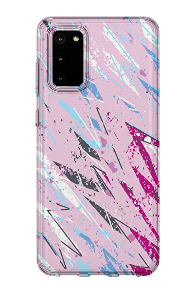 lelia حافظة هاتف شفافة مطبوعة متوافقة مع هاتف سامسونج جالاكسي S20 |   مجموعة ...