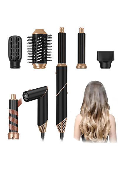 AVYRA Professional Curling Iron And Hair Dryer 5 in 1 BLACK