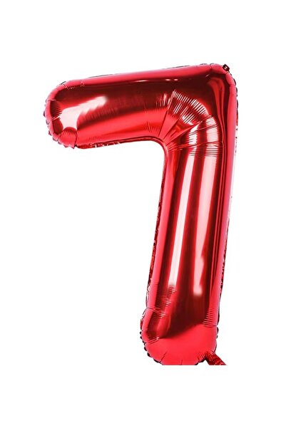 Çemrek Süs Parti بالون فويلي أحمر مقاس 40 بوصة 100 سم