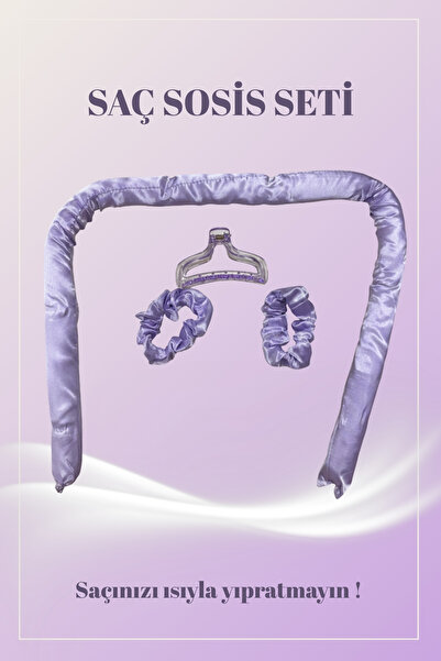 mon angel Γυναικείο Σετ Κομμωτικής Χωρίς Θερμότητα Hair Sausage