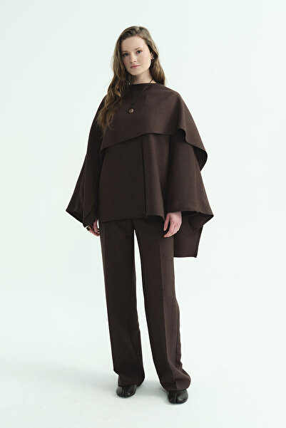 Hooopstore Bitter Brown Tunic with Cape Detail
