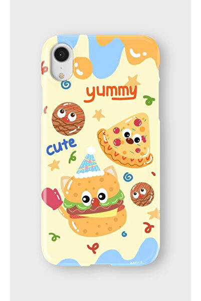 lelia حافظة هاتف شفافة مطبوعة متوافقة مع iPhone XR |   مجموعة: سناك تون ديلايت