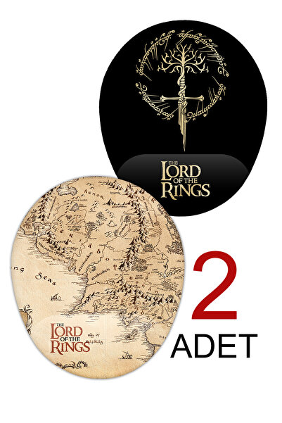 iyi fikirler 2 Adet Yüzüklerin Efendisi Bilek Destekli Mouse Pad