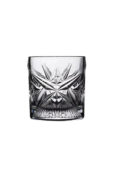 PAŞABAHÇE F&D Set of 4 Whisky Glasses, Crystal Glass, Pasabahce Cielo, 210 ml