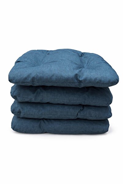 Reblonix Set of 4 waterproof seat cushions with fastening