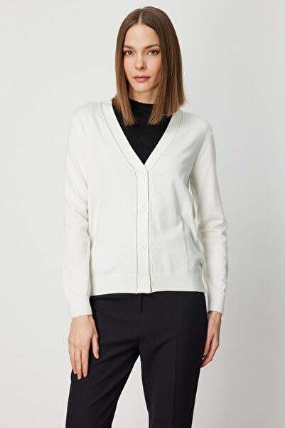 ON Кардиган с верижка и V-образно деколте