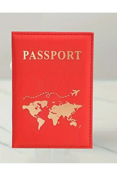 Silpus Red Single Passport Cover Wallet