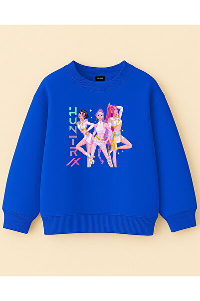 fasardi Φούτερ για κορίτσια KPOP Demon Hunters Huntrix Zoey Rumi Mira με τύπω...