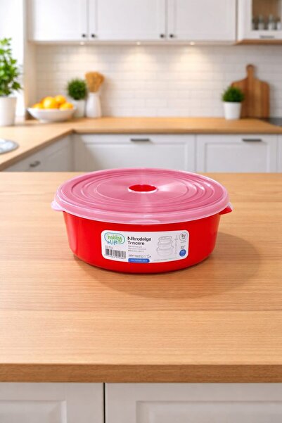 HOBBY LİFE Set of 3 Round Microfresh Storage Containers (0.5 L + 1 L + 2 L) –...