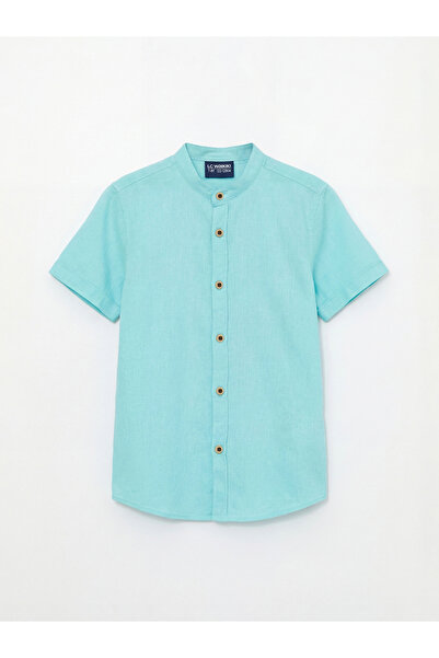 LC Waikiki Two Mt Shop Quality Premium Lapel Short Sleeve Boys' Shirt