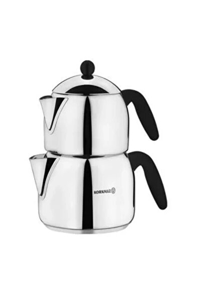 KORKMAZ A039 Orbit Mega Boy Çelik Çaydanlık 3,2 L