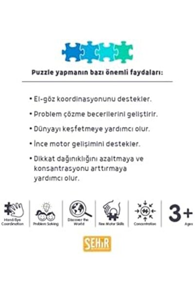 STOREMAX Mucize: Uğur Böceği ile Kara Kedi Lisanslı 35 Parça Çerçeveli 34x24c...