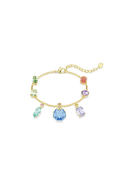 Swarovski Gema Bileklik, Karışık kesimler, Sallantılı kristaller, Çok renkli,...