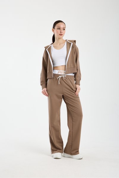 ZAZZONİ Basic Women's 3-Piece Tracksuit Set