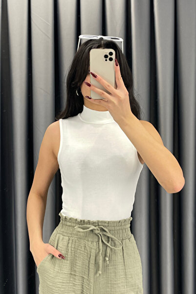 Noa&Noa بلوزة نوا نوا بدون أكمام - إكرو EKRU