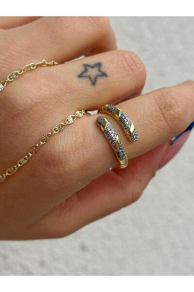 stainles steel Taşlı Çelik Yüzük