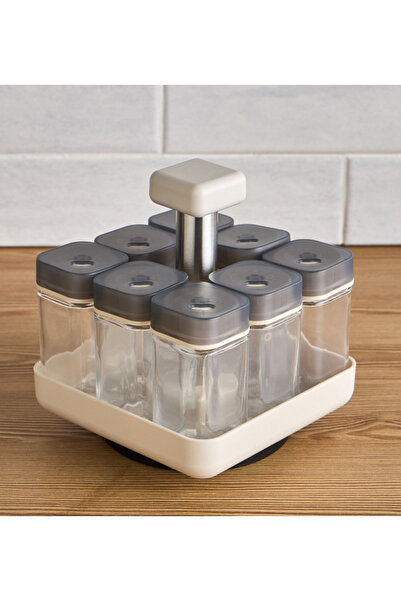 Fiona 8-Piece Jar Set with Rack