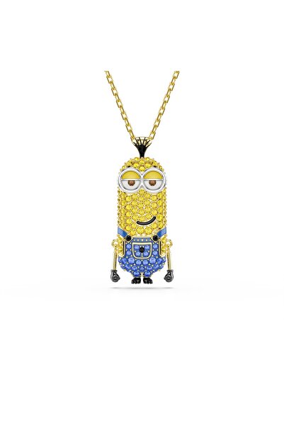 Swarovski Minions Kevin Kolye, Pavé, Çok renkli, Altın rengi kaplama