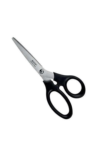 MC Micostore Foarfeca birou 18.5cm neagra otel inoxidabil leitz
