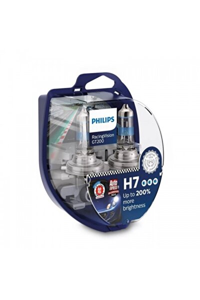 Philips Set 2 Becuri Far H7 55W 12V Racing Vision Gt200