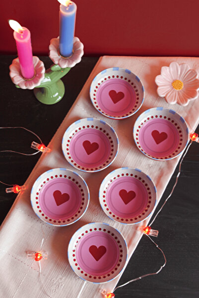 Sarkap Home 6'lı Bon Appetit Mavi Çerezlik Seti