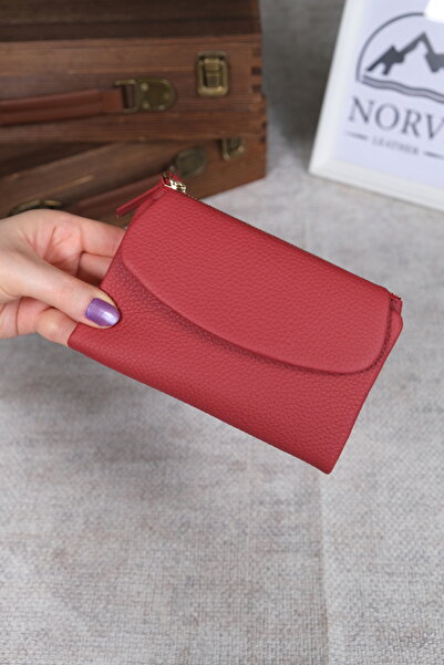 Norvi Leather Genuine Leather Small Women's Wallet 1321