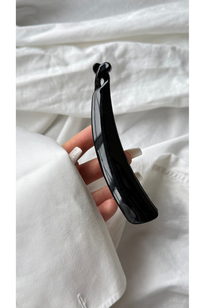 YOYYO Amber Marble Patterned Banana Clip - Retro Style Hair Gathering Clip