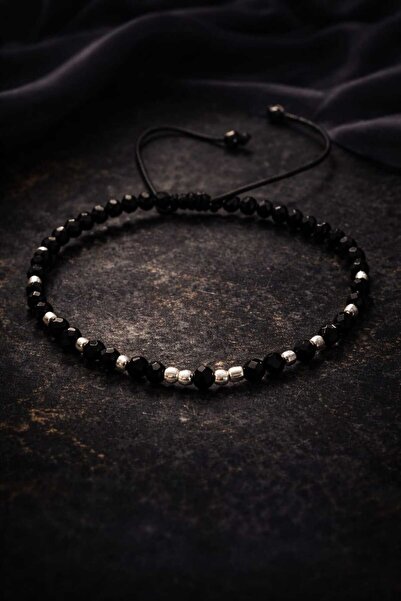 OEM Adjustable cord bracelet with 925 silver balls