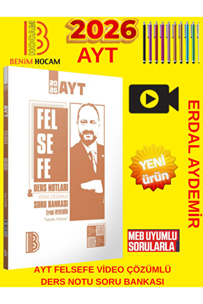 Ens Yayıncılık Benim Hocam Ayt Felsefe(Erdal Aydemir)Video Ders Çözümlü Soru ...
