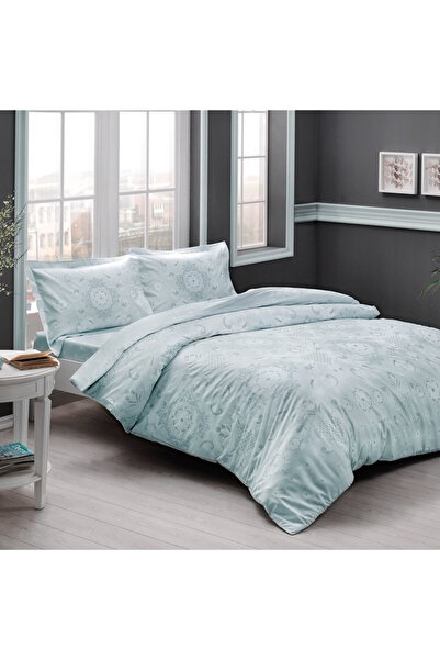 Taç 100% cotton satin bed linen for 1 person, TAC, Lucca Mint Green