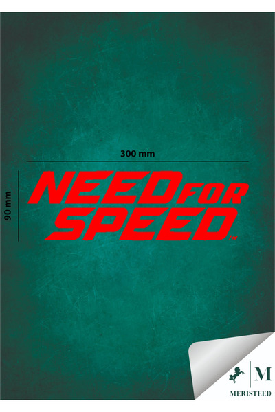 meristeed Needforspeed Auto Sticker Car Motorcycle Windshield Laptop for Flat...