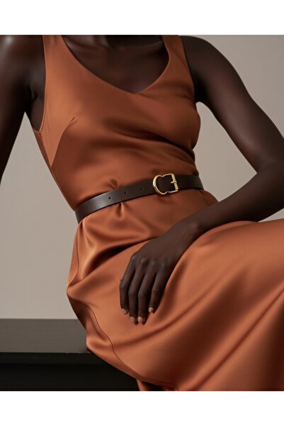 Versla Gold Buckle Women's Belt & Dress & Pants & Jacket & Shirt Belt