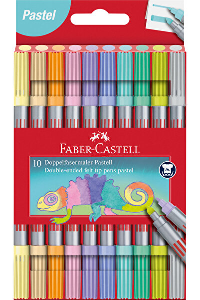Faber Castell Carioca 10 Colors Pastel 2-Ended Faber-Castell