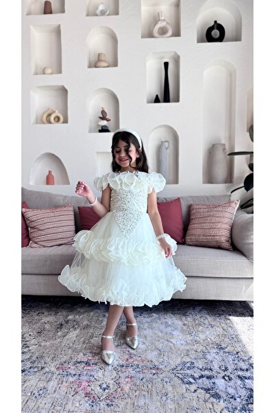 Warazan Girls layered dress