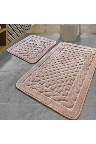 Lenjerii Deosebite Комплект от 2 памучни постелки за баня, Alessia Home, Bamb...