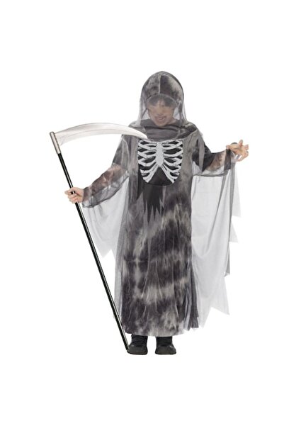 Smiffys Skeleton Costume Lord of Darkness 8-10 years
