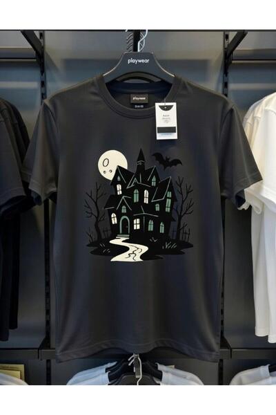 playwear PLAY WEAR Tricou unisex cu imprimeu CADI EVİ, cu decolteu rotund