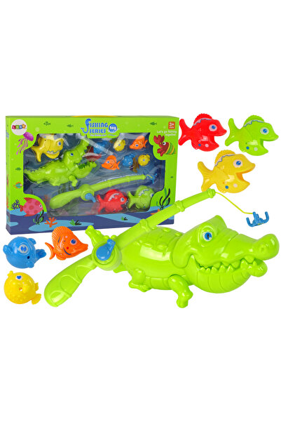 LEAN Let's Go Fishing 11-piece big fishing set with rod and reel