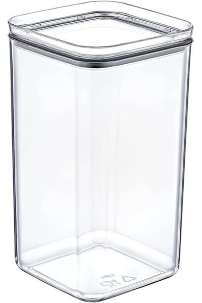 STOREMAX 1,5 L Kare Vakumlu Kap Kuru Gıda Baklagil Saklama Üçlü Hava Almayan ...